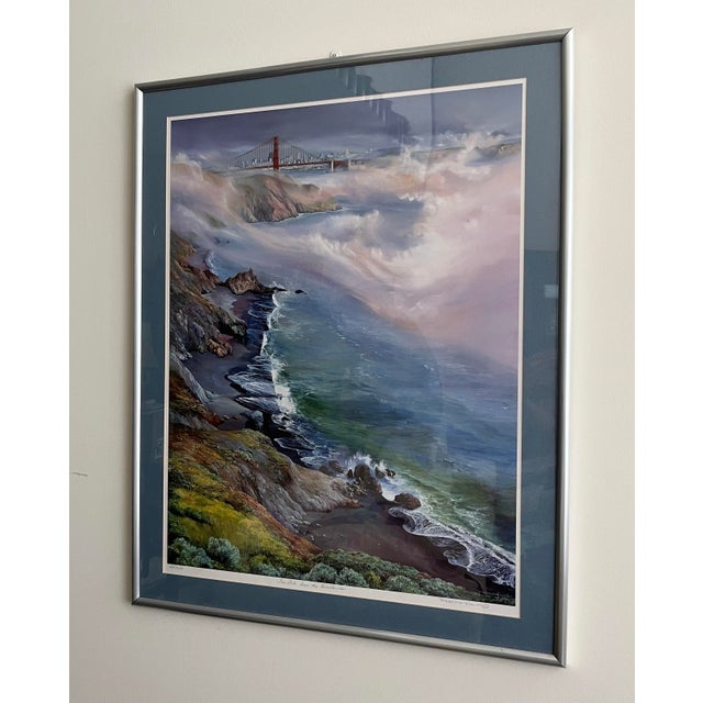 Fabulous artist’s print of "The Gate for the Headlands" by acclaimed painter Rebecca Holland. A unique California...