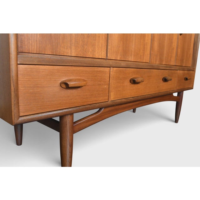 Mid 20th Century Small G Plan "Scandinavian Range" Credenza in Teak For Sale - Image 9 of 9