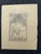 Pencil drawing by Carl Heinz Berberich. This is a design in the style of an ex libris, a small graphic work of the kind...