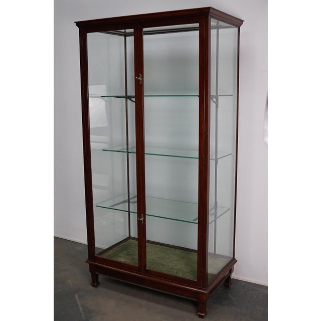 Victorian Mahogany Museum Shop Display Cabinet or Vitrine, Late 19th Century For Sale - Image 3 of 18