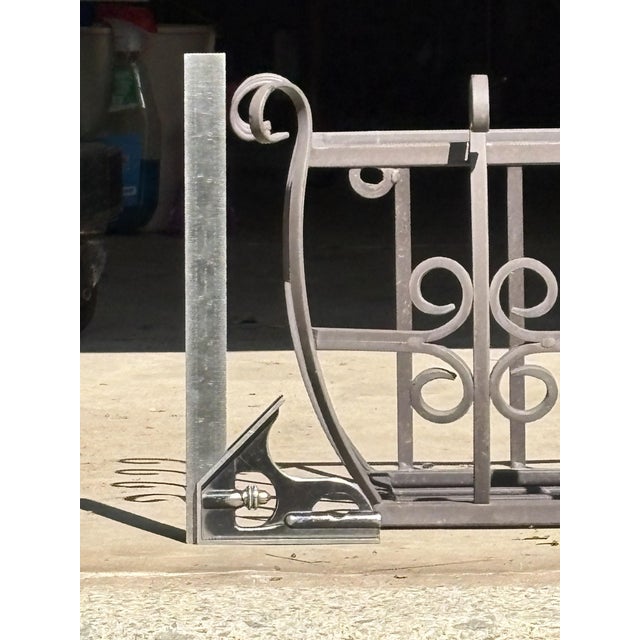 Late 20th Century Set of Four Wrought Iron Window Boxes For Sale - Image 12 of 12