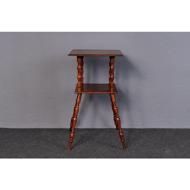 Vintage Brown Side Table For Sale - Image 5 of 12