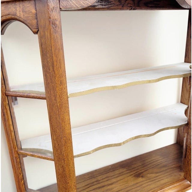 Vintage Dutch Display Cabinet in Walnut, 1950s For Sale - Image 6 of 18