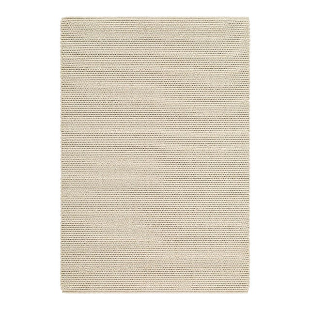 Beach House Handmade Rug Ivory 5x8 For Sale
