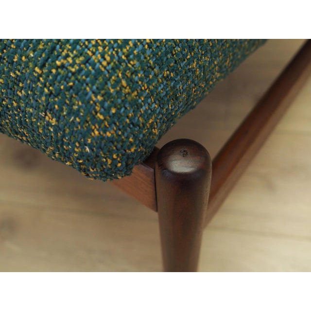 Danish Green Melange Armchair, 1970s For Sale - Image 14 of 17