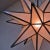 Frosted White Glass Star Pendant Light Large For Sale - Image 4 of 7