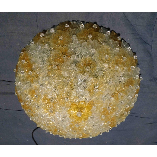 Barovier e Toso 1960s Millefiori Flush Mount by Barovier E Toso For Sale - Image 4 of 7