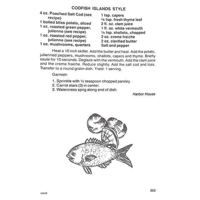 Traditional "A Slice of Nantucket Cookbook" 1990 For Sale - Image 3 of 10