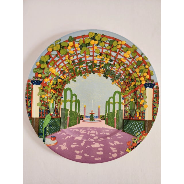 Villeroy & Boch "Jardins Francais" Charger Plates-Set of 6 For Sale In New York - Image 6 of 12