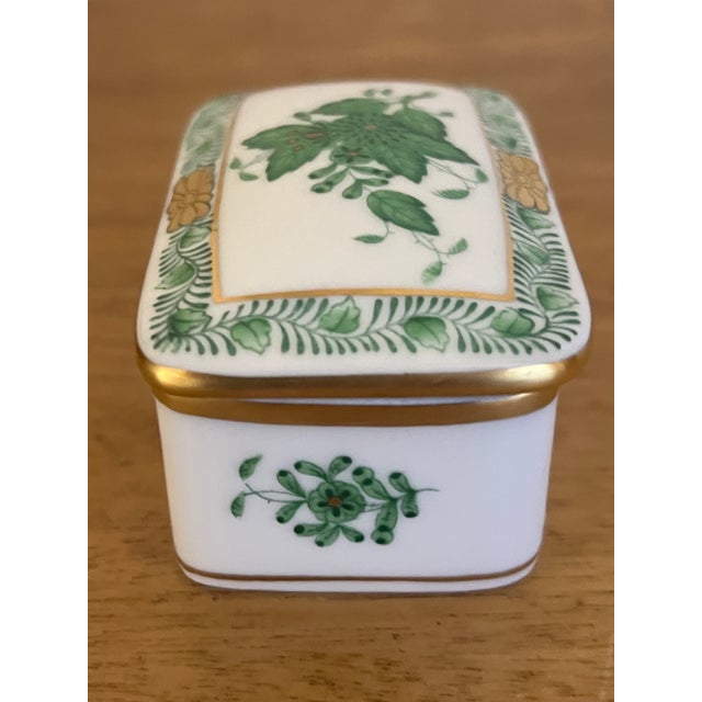 Herend Lidded Box, Hand Painted, Mid 20th Century For Sale In San Francisco - Image 6 of 14