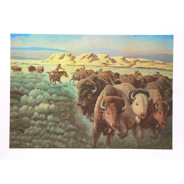 Get wild with this lithograph by American artist Cecil Smith. 1980 lithograph signed and numbered in pencil. We'd love to...