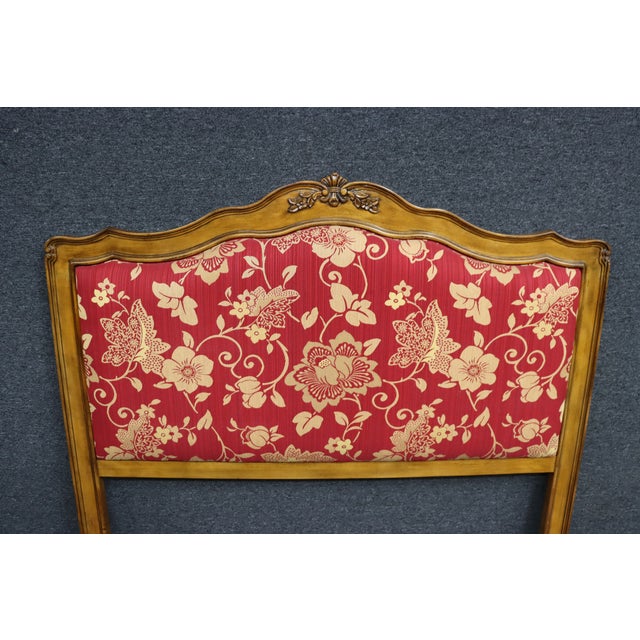 French Country Cherry Queen Headboard For Sale - Image 9 of 9