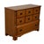 Ballman Cummings of Fort Smith, Ar Solid Maple Early American Colonial Style 44" Three Drawer Dresser For Sale - Image 4 of 12