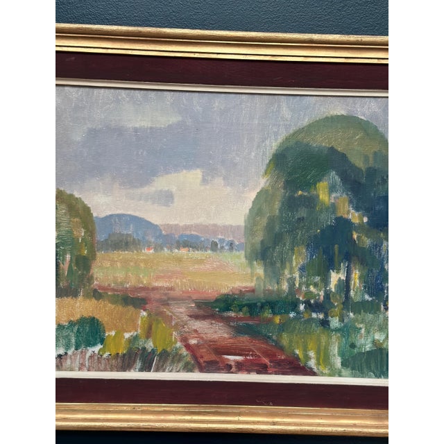 Ragnar Falk, Landscape, 1950s, Oil Painting on Canvas, Framed For Sale - Image 17 of 18