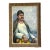 Vintage Expressionist Impasto Portrait in Wood Frame For Sale