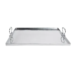 Large Colony Tray in Polished Aluminum by Aldo CIbic for Paola C.