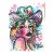 Earth Angel - Original Desert Western Acrylic Painting on Paper by Jesse Black For Sale
