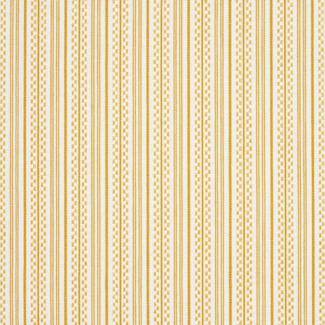 Sample - Schumacher Jack Stripe Fabric in Yellow For Sale