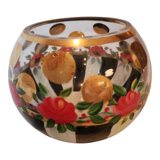 MacKenzie-Childs Handpainted Bowl For Sale