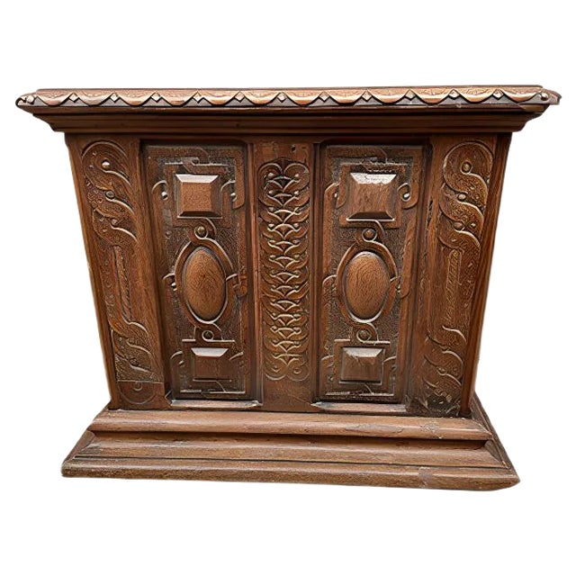 Antique Oak Safe For Sale