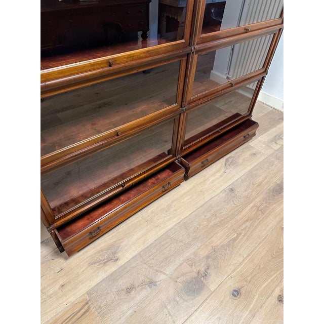Antique Modular Bookcase from Globe Wernicke, 1890s, Set of 6 For Sale - Image 5 of 9