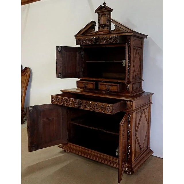 Small Renaissance Two-Piece Buffet, 17th Century For Sale - Image 4 of 18