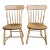 Pair of Early American Patinated Maple Plank Chairs, Circa Mid 19th Century For Sale