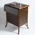 Antique French Napoleon III Chinoiserie Lacquered Bamboo Work Table For Sale - Image 10 of 17