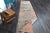 Gray 1970s Vintage Handmade Wool Cotton Orange Runner Rug For Sale - Image 8 of 11
