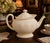 Wedgwood Vintage Wedgwood Wellesley Embossed Creamware English Teapot For Sale - Image 4 of 10