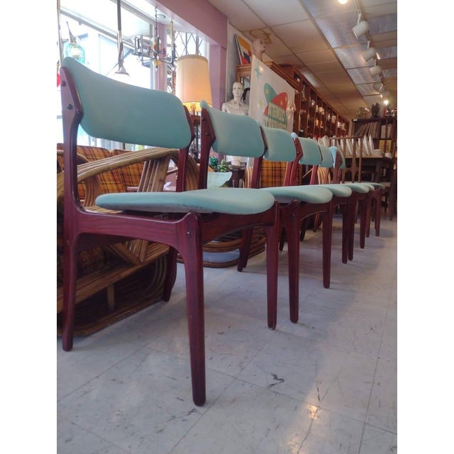1960s 1960s in the Style of Model 49 Rosewood Erik Buch for o.d. Mobler Style Chairs- Set of 6 For Sale - Image 5 of 11