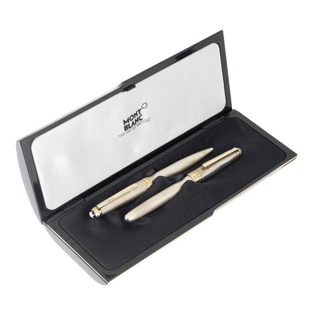 Pens in Silver from Montblanc, Set of 2 For Sale - Image 6 of 6
