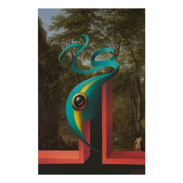 Juris Dimiters, Black Carbuncle, 2015, Oil Painting & Digital Print For Sale