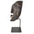 Early 20th Century Kwele Mask on Custom Stand Gabon For Sale - Image 4 of 7
