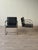 Knoll Flat Bar Brno Chairs by Ludwig Mies Van Der Rohe for Knoll, a Pair For Sale - Image 4 of 12