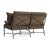 Not Yet Made - Made To Order Brown Jordan Venetian Loveseat, Textured Pewter frame with Fusion Moccasian fabric For Sale - Image 5 of 11
