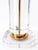 1970s Hollywood Regency Faceted Acrylic Crystal and Brass Table Lamp by Decco Accessories, 1970s For Sale - Image 5 of 7