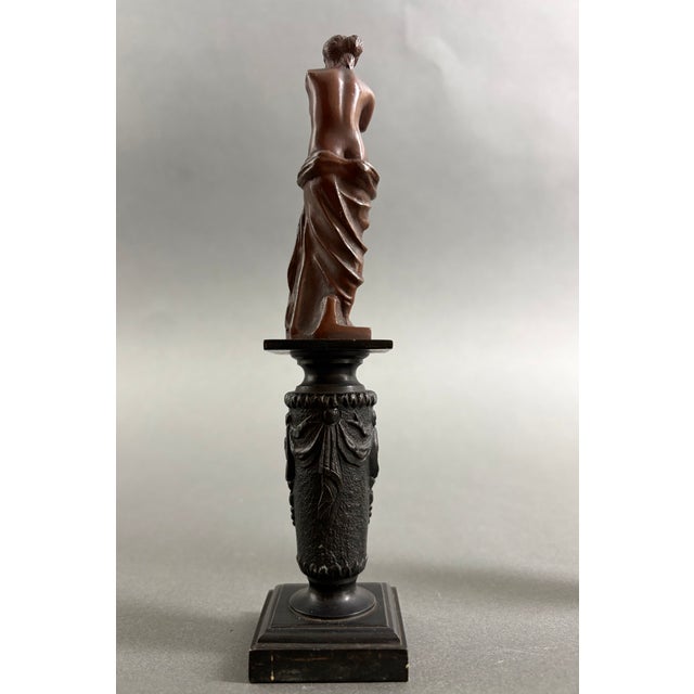 19th Century Grand Tour Neo-Classical Nude Bronze Statuettes, 1800s, Set of 2 For Sale - Image 6 of 13
