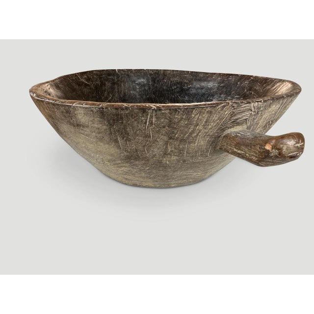 1920s Wabi Sabi Antique Bowl For Sale - Image 5 of 6