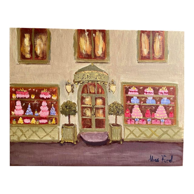 At Laduree Contemporary Acrylic Painting For Sale
