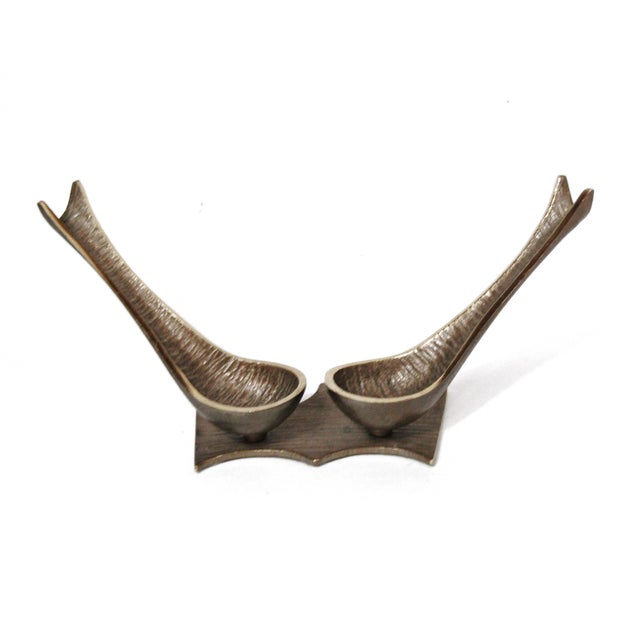 Walter Bosse Austrian Mid 20th Century Double Pipe Holder For Sale - Image 9 of 14