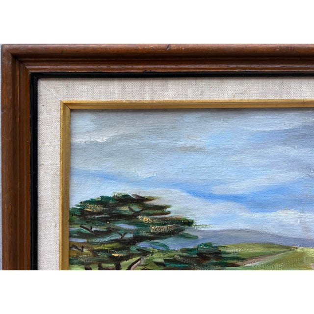 American Vintage Pacific Grove Seascape by Marie Duncan For Sale - Image 3 of 5