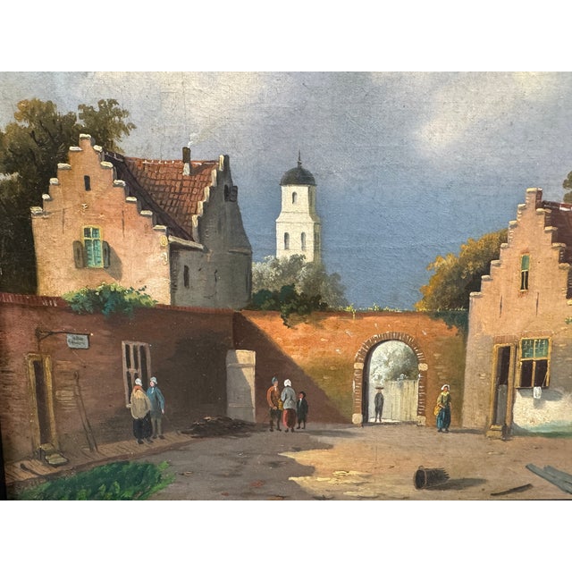Landscape Composition, 1800s, Oil Painting on Canvas, Framed For Sale - Image 3 of 8