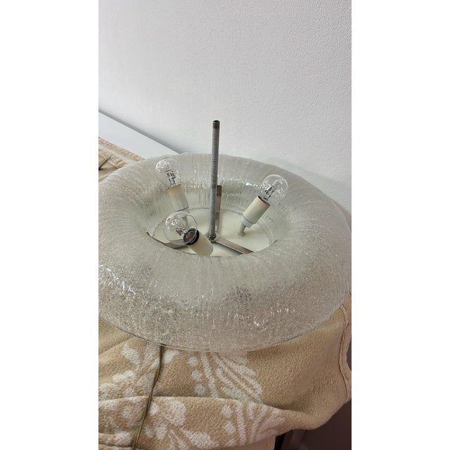Mid-Century Modern Venetian Murano Glass Ceiling Light, 1960s For Sale - Image 10 of 11
