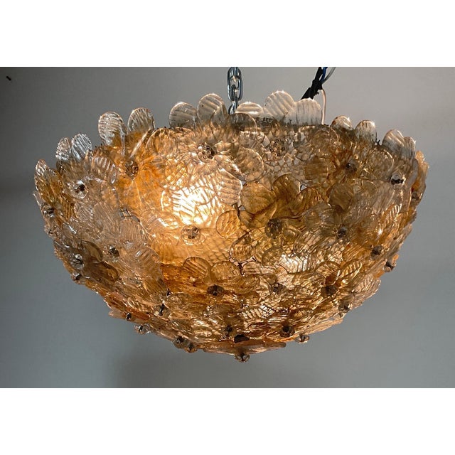Coloured Glass Ceiling Light by Seguso, 1960 For Sale - Image 3 of 18