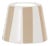Zafferano Ceramic Sand Striped Shade for Poldina Micro Lido Lamp For Sale