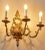 Rococo Wall Lamp in Bronze For Sale - Image 3 of 12