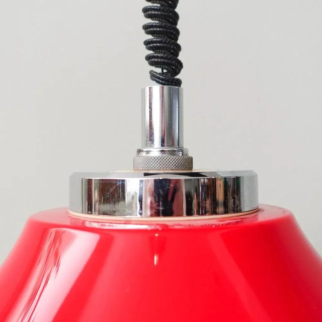 Space Age Rise and Fall Pendant Lamp, 1970s For Sale - Image 13 of 17