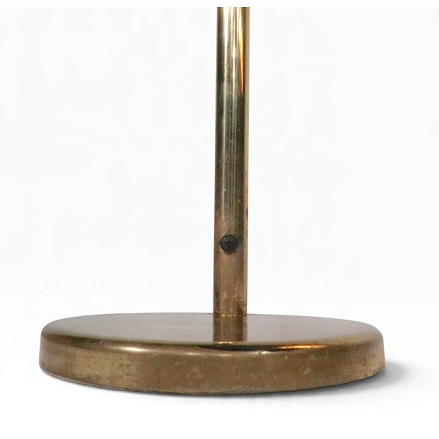 Mid-Century Modern Mid 20th Century Mid Century Modern Brass Flex Arm Desk Lamp by Walter Von Nessen For Sale - Image 3 of 18