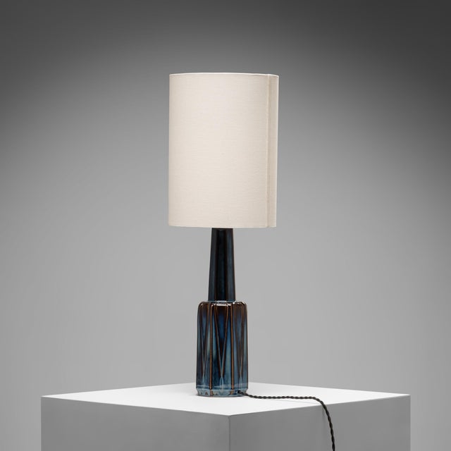 Large Model 1033 Ceramic Table Lamp from Søholm Stentøj, Denmark, 1960s For Sale - Image 3 of 10